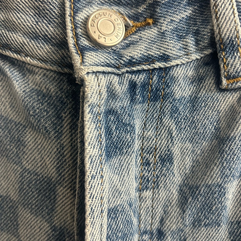PacSun Blue Checkered Slim jeans 0094 - Picture 6 of 10